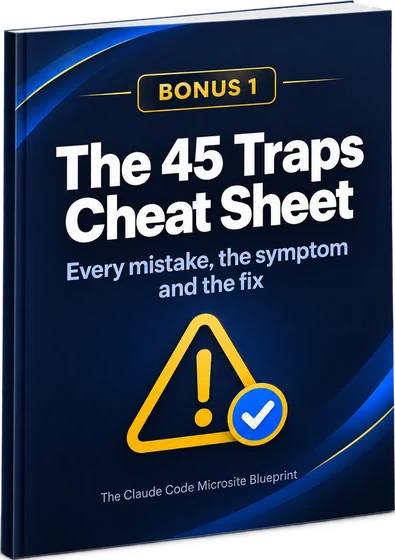 Bonus 1: The 45 Traps Cheat Sheet