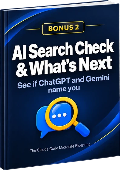 Bonus 2: AI Search Check & What’s Next